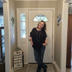 AUTOMET Black Ruffled Short Sleeve Crewneck Shirt