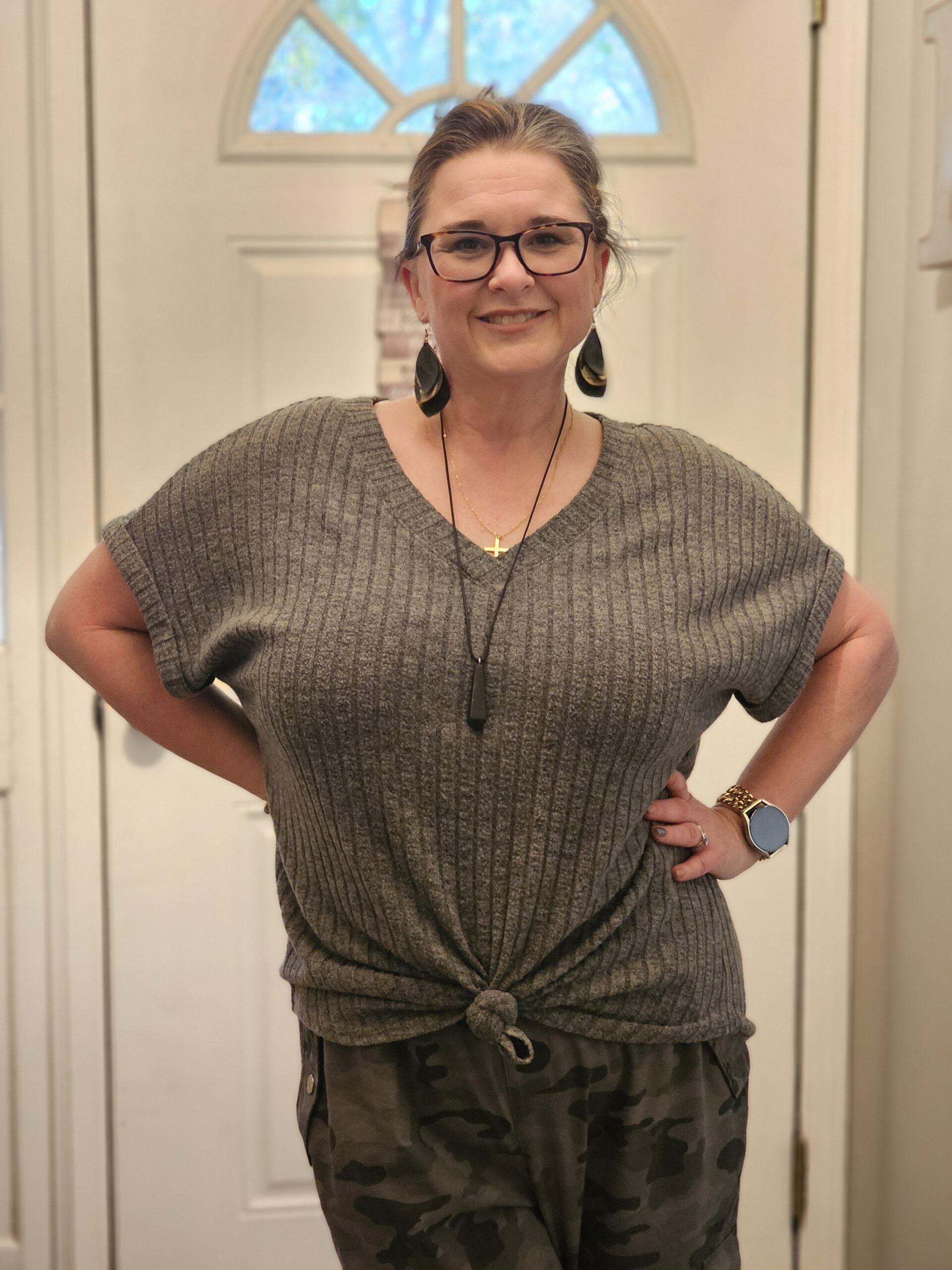 automet summer cute v neck sweater